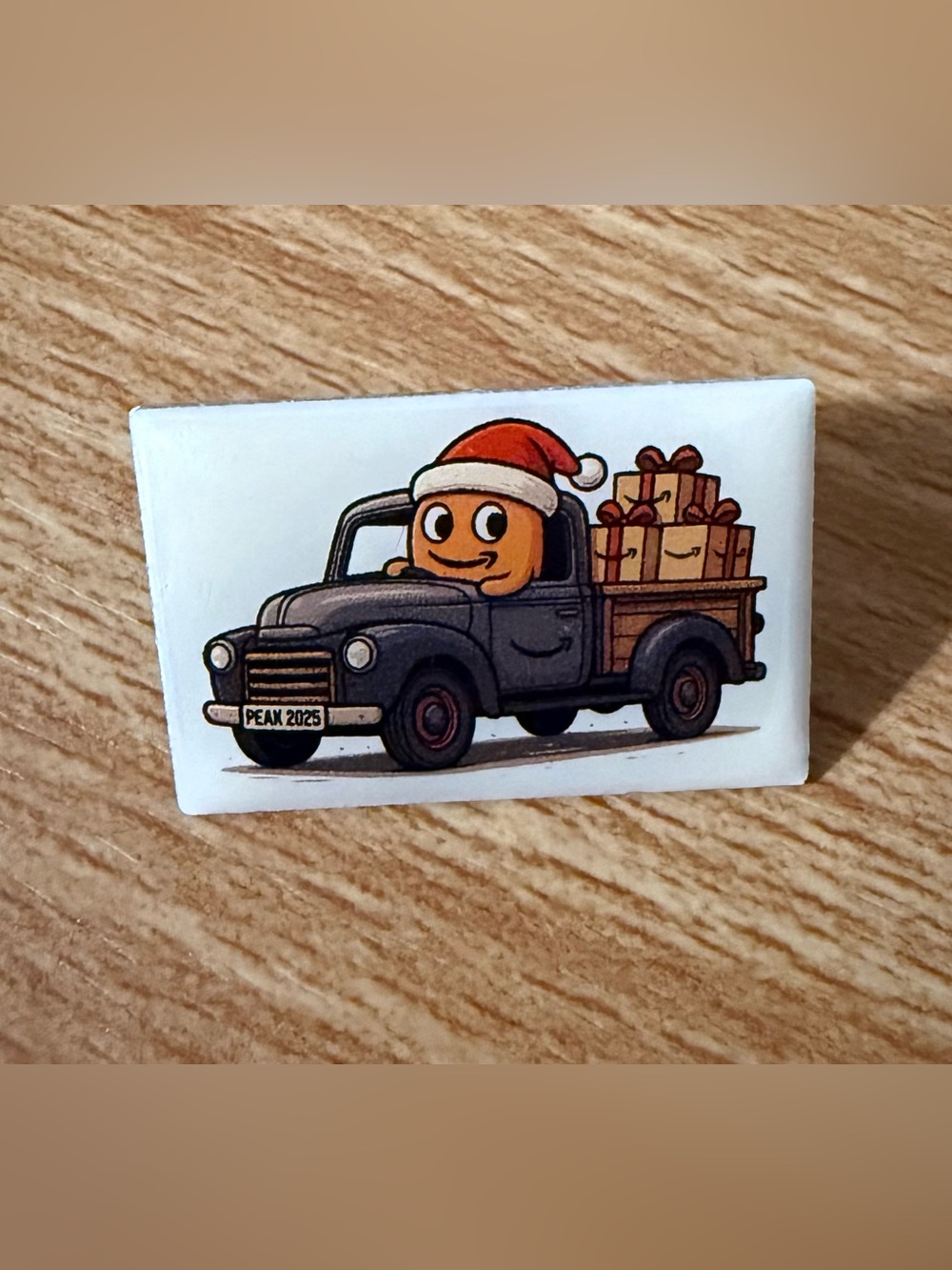 Amazon Employee Peak 2025 Christmas Truck Peccy Pin